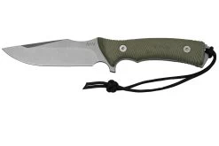 ANV Knives M311 SPELTER Stonewashed Sleipner, Olive Handle, Black Kydex Sheath, Cuchillo De Supervivencia