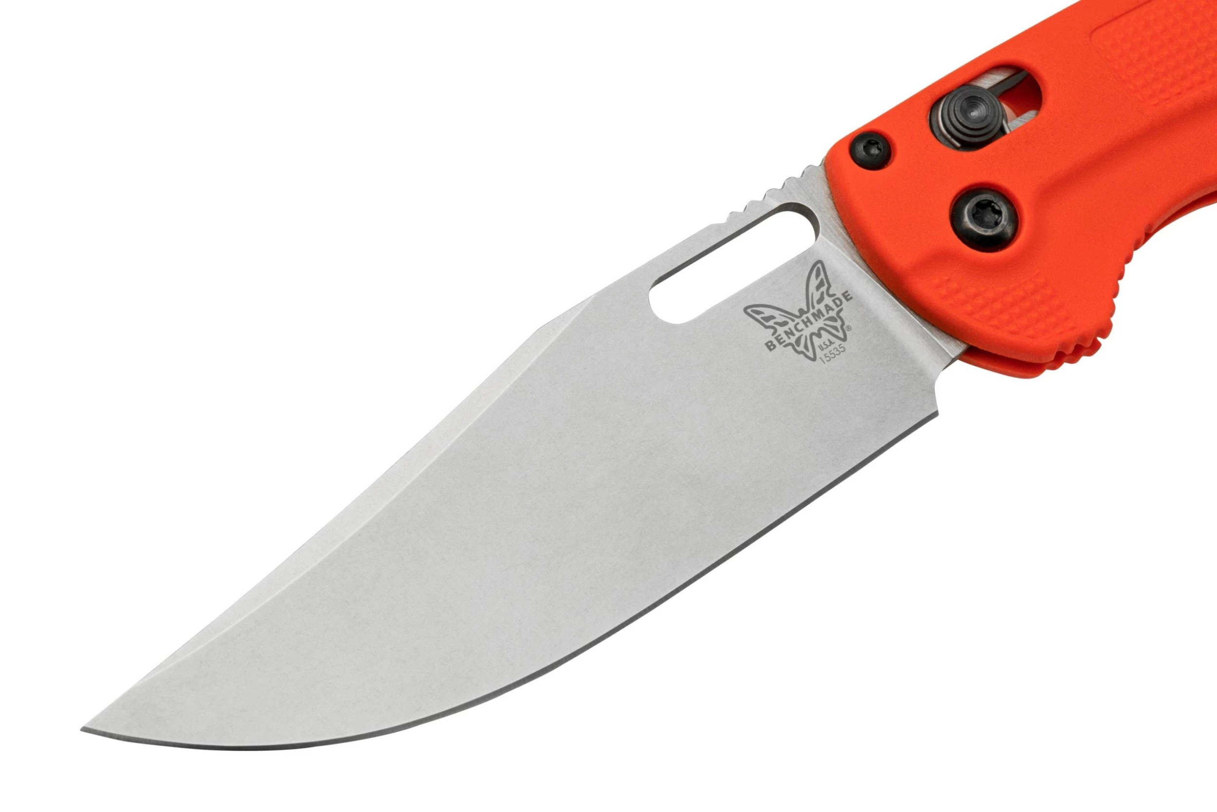 Benchmade Taggedout 15535, CPM-154, Orange Grivory, Navaja De Caza - Imagen 3
