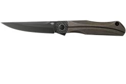 Bestech Thyra BT2106C Bronze Stonewashed Titanium, Carbon Fibre Bolster, Blackwashed Navaja, Diseño Kombou