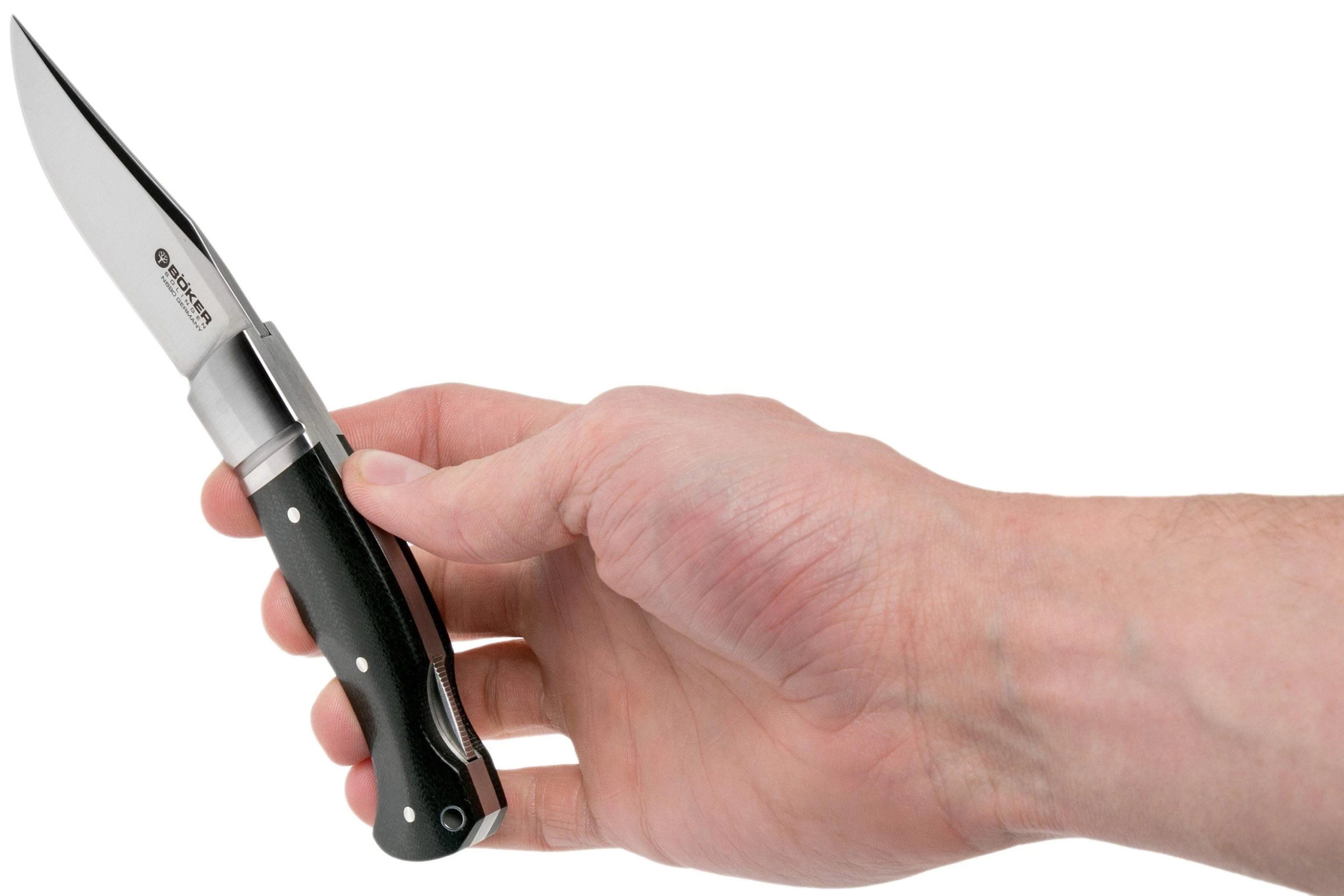 Böker Boxer 111028 Micarta Cuchillo De Caballero, Raphael Durand Design - Imagen 8