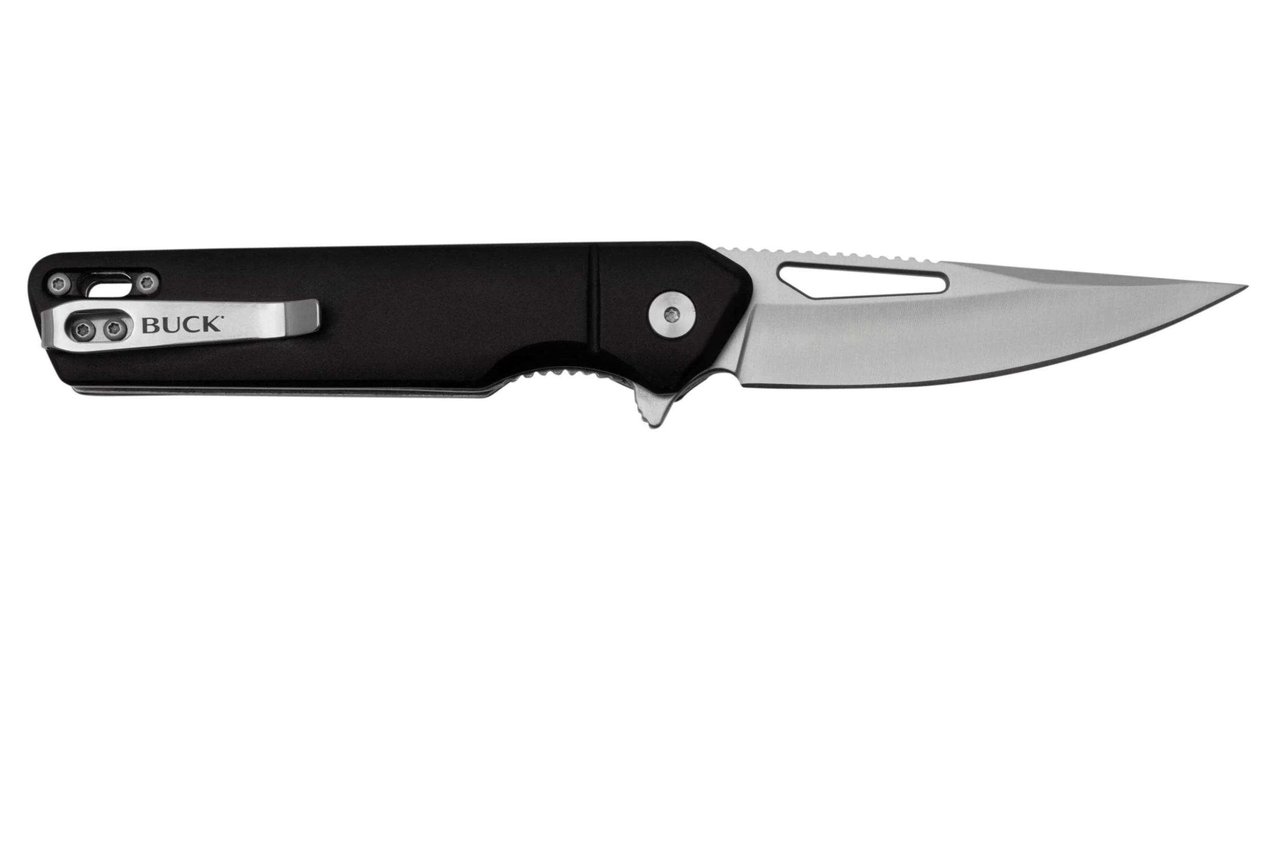 Buck Infusion Drop Point 0239BKS1 Aluminium Black Navaja - Imagen 2