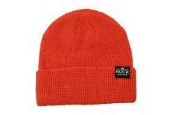 Buck Waffle Knit Beanie 89170 Blaze Orange, Gorro