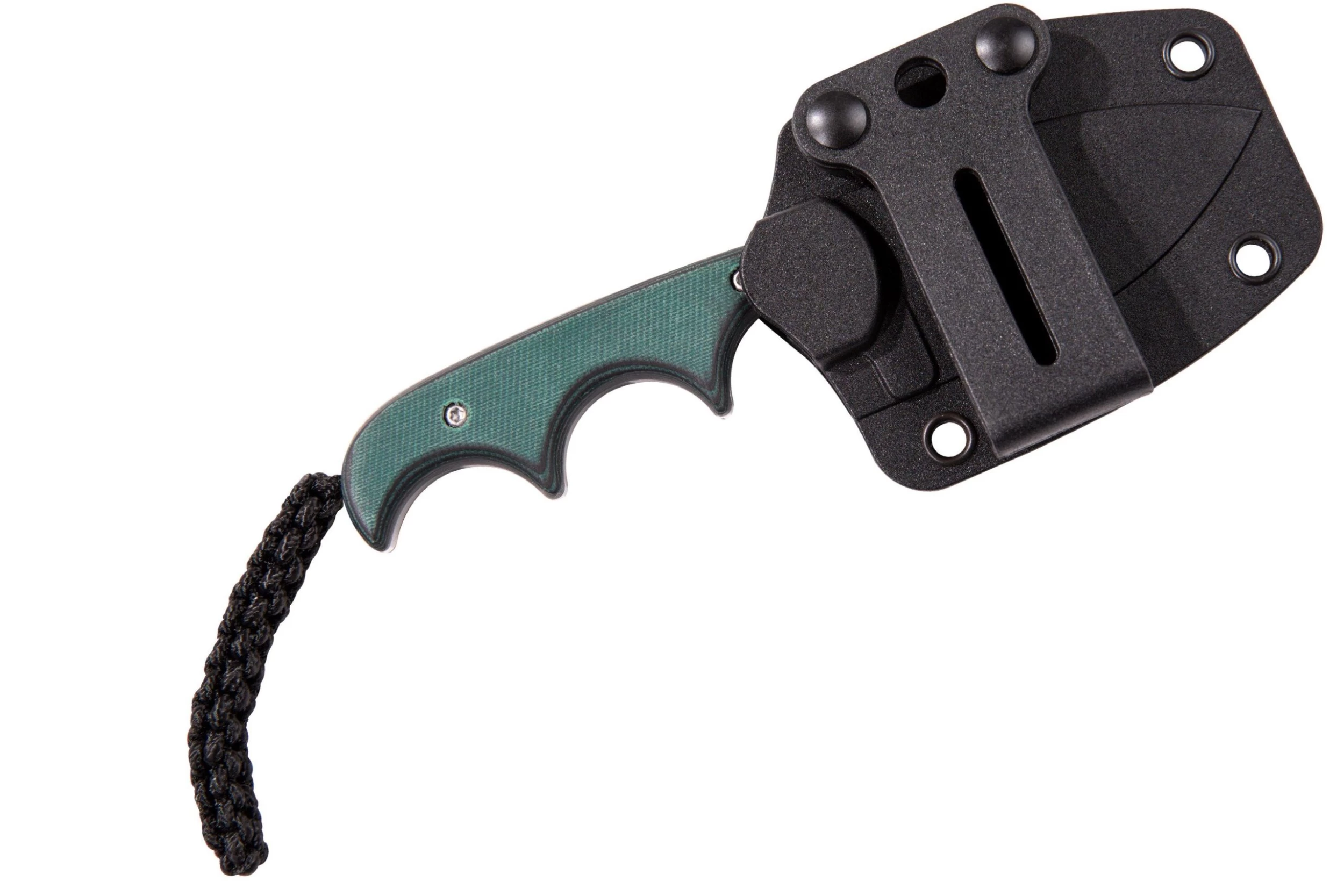 CRKT Minimalist Spear Point, Green Black, Cuchillo De Cuello, Diseño Alan Folts - Imagen 5