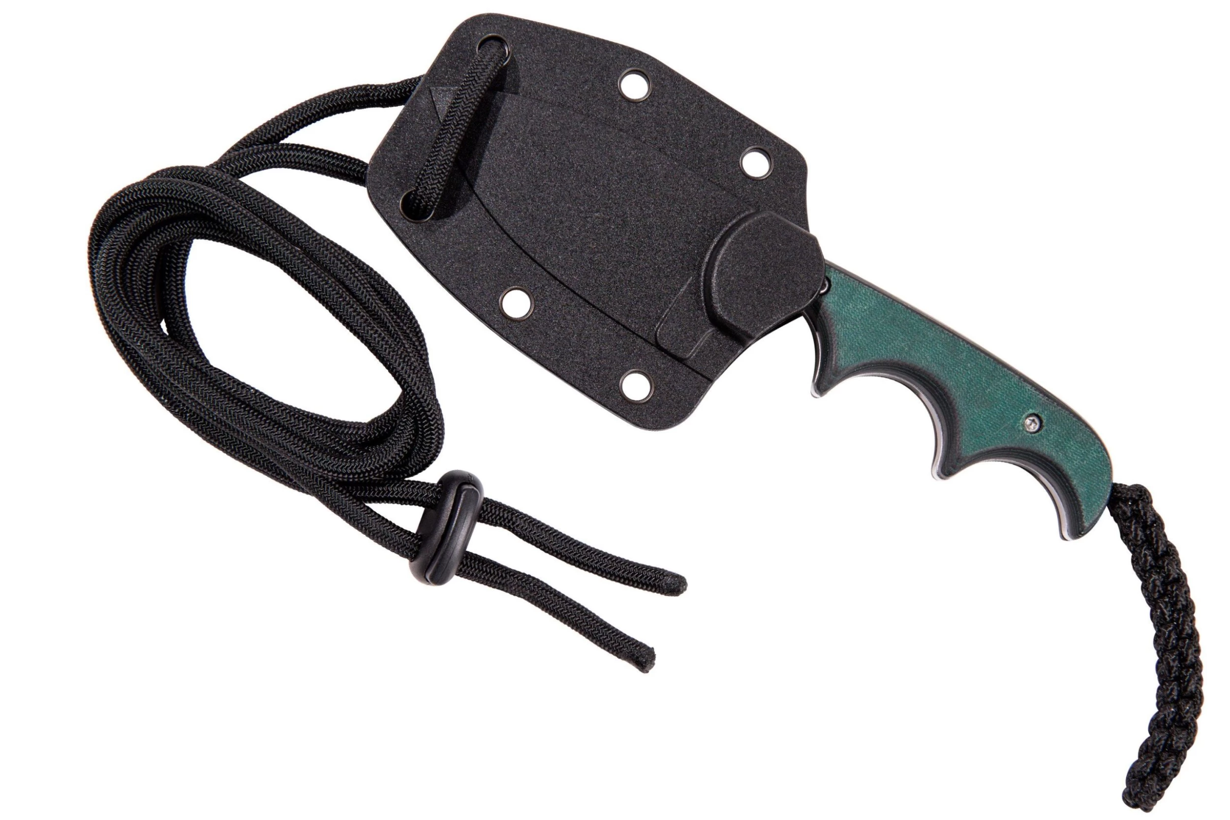 CRKT Minimalist Spear Point, Green Black, Cuchillo De Cuello, Diseño Alan Folts - Imagen 6