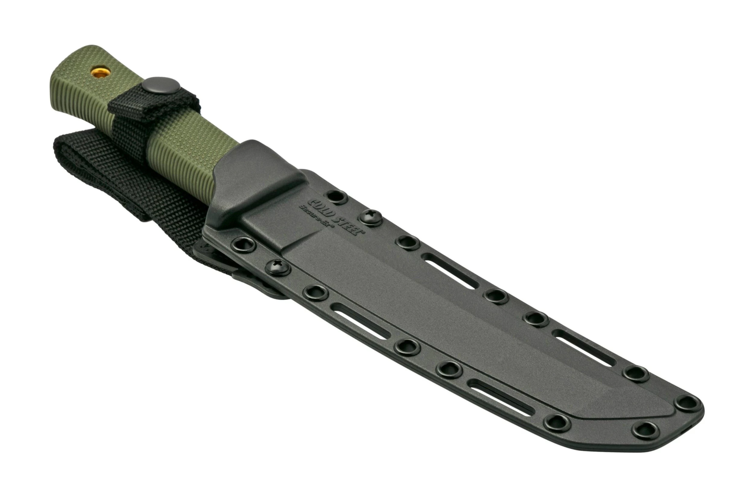 Cold Steel Recon Tanto SK5 49LRTODBK OD-verde, Negro, Cuchillo Fijo - Imagen 6