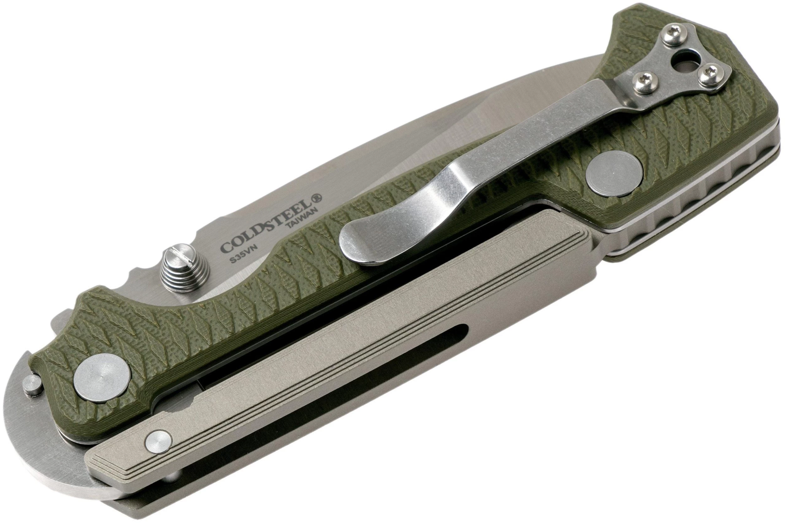 Cold Steel AD-15 OD Green 58SQ Navaja, Andrew Demko Design - Imagen 5