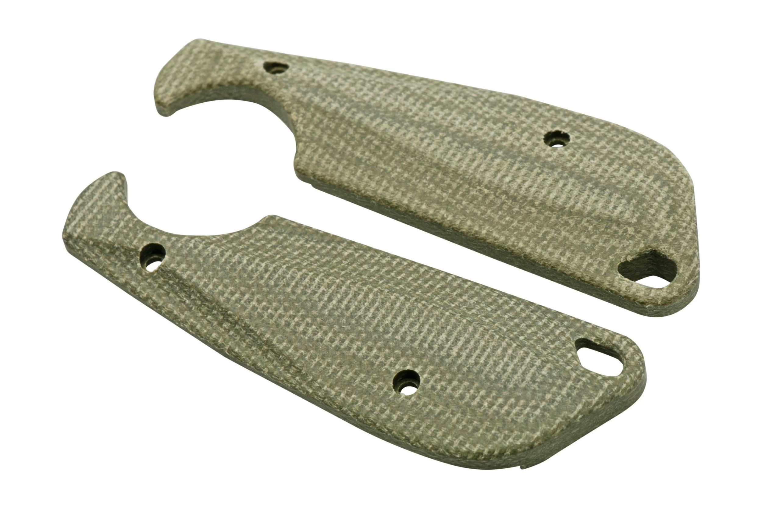Flytanium CRKT Minimalist Flex FLY-1101 Green Micarta Scales, Cachas - Imagen 2