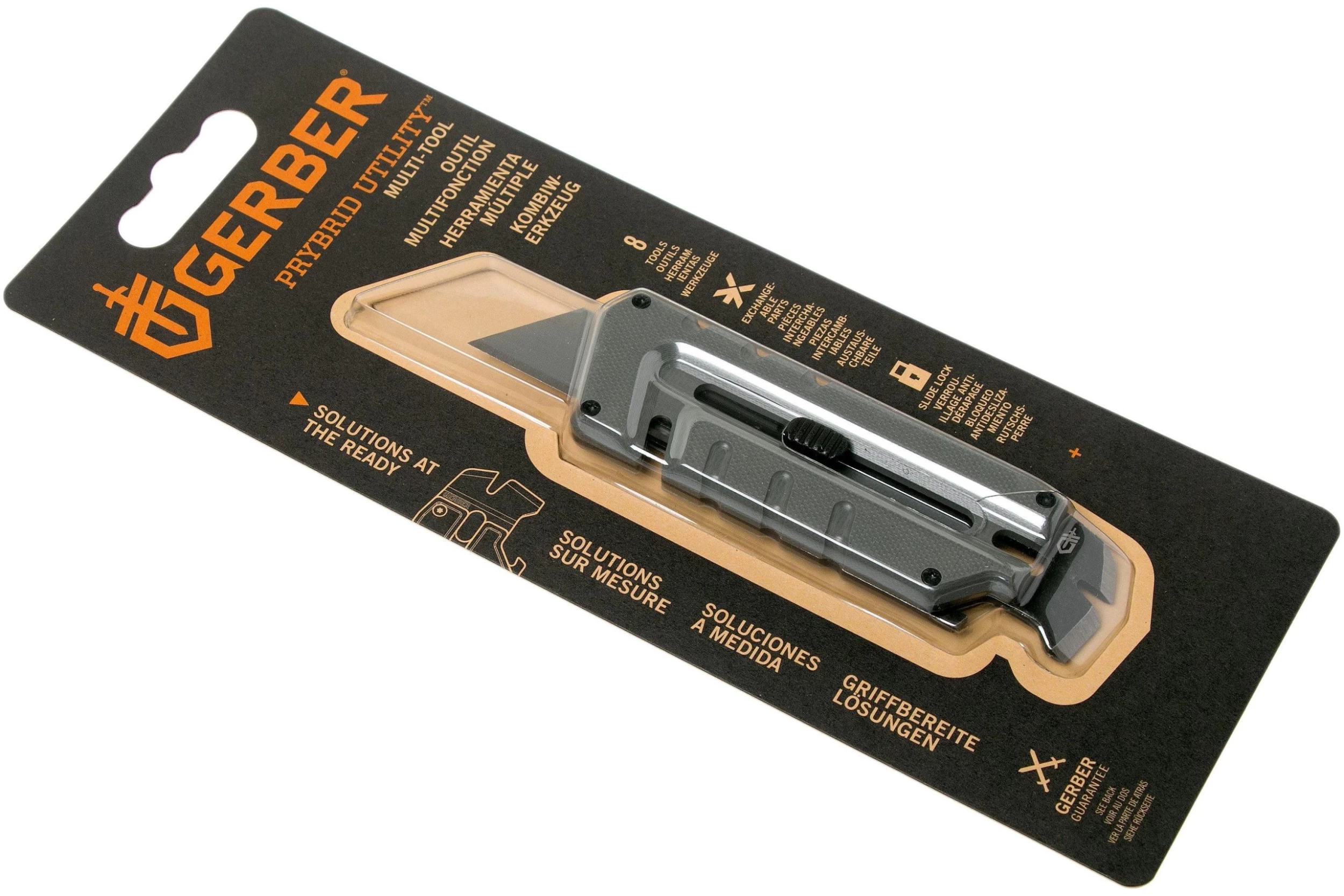 Gerber Prybrid Utility Solid State 31-003746 Grey Pocket Knife - Imagen 5