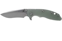 Rick Hinderer XM18 3.5” Recurve, CPM 20CV, Stonewash, Bronze, Translucent G10, Navaja