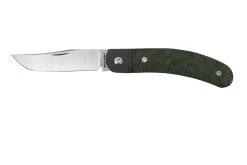 Jack Wolf Javelina Jack, JAVEL-01-DMGR, Fat Carbon Dark Matter Green Navaja Slipjoint
