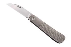Jack Wolf Laid Back Jack LAIDB-02-TI-JIG Titanium Jigged, Slipjoint Navaja