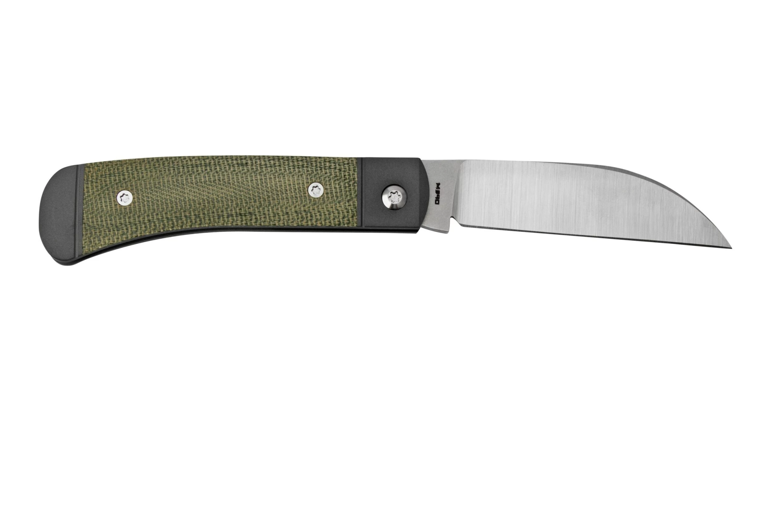 Jack Wolf Venom Jack VEN-01-GRN Canvas Micarta Green, Navaja Slipjoint - Imagen 2