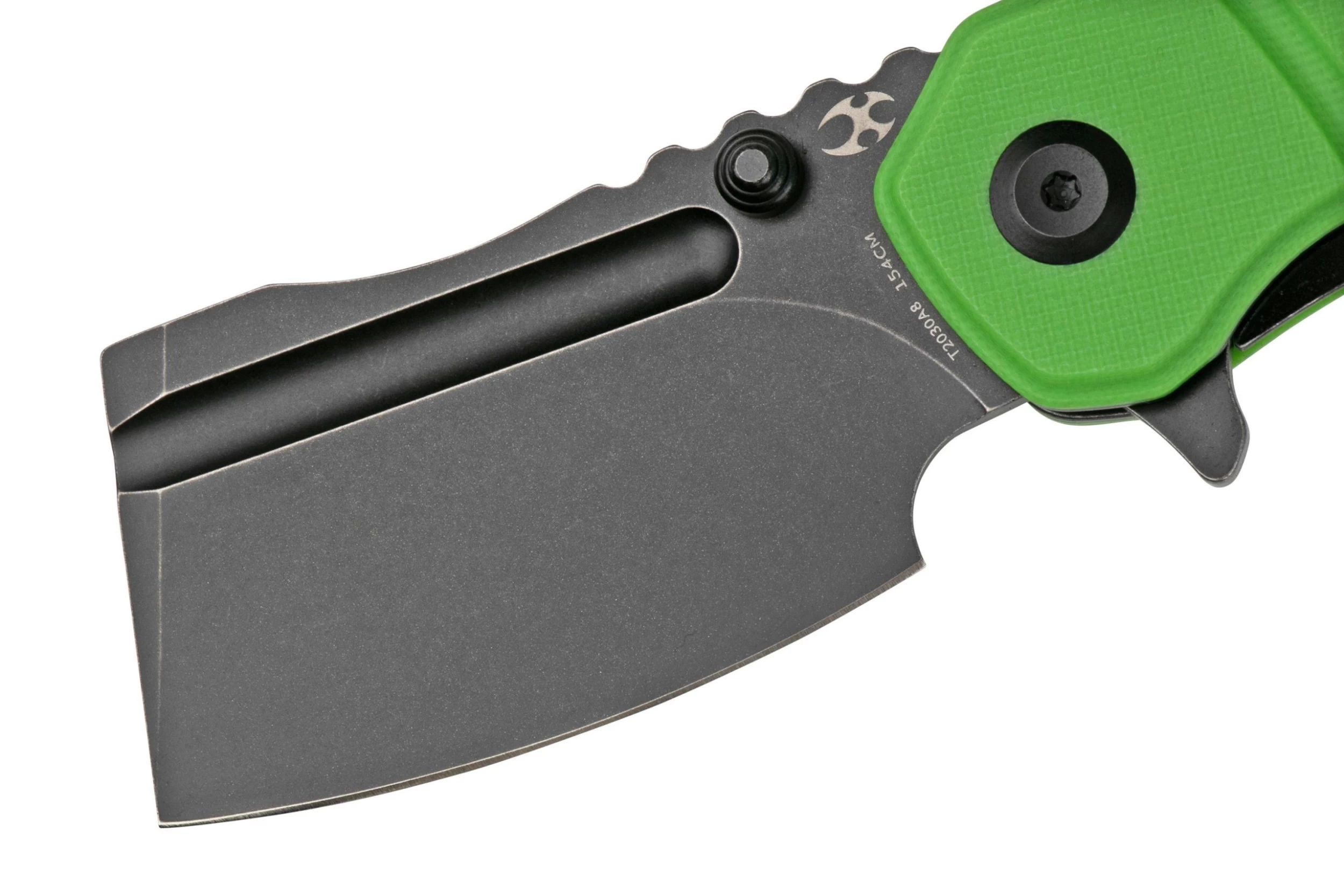 Kansept Korvid M T2030A8 Black, Green G10 Navaja, Diseño Justin Koch - Imagen 3