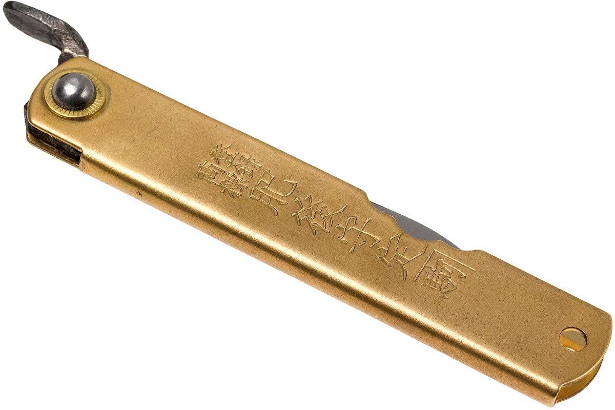 Higonokami Navaja 7,7 Cm HIGO12BR, White Paper Steel - Imagen 4