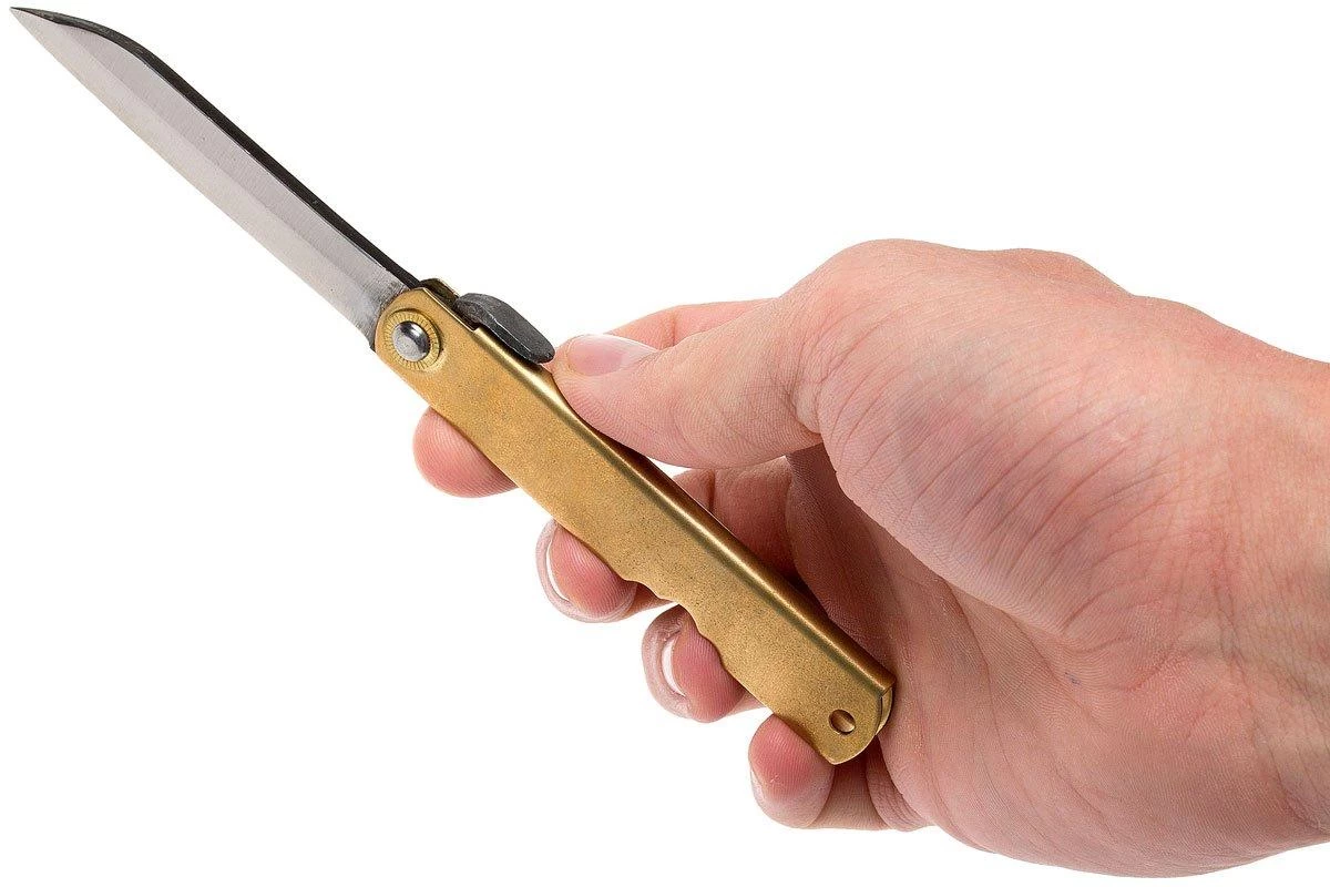 Higonokami Navaja 7,7 Cm HIGO12BR, White Paper Steel - Imagen 7