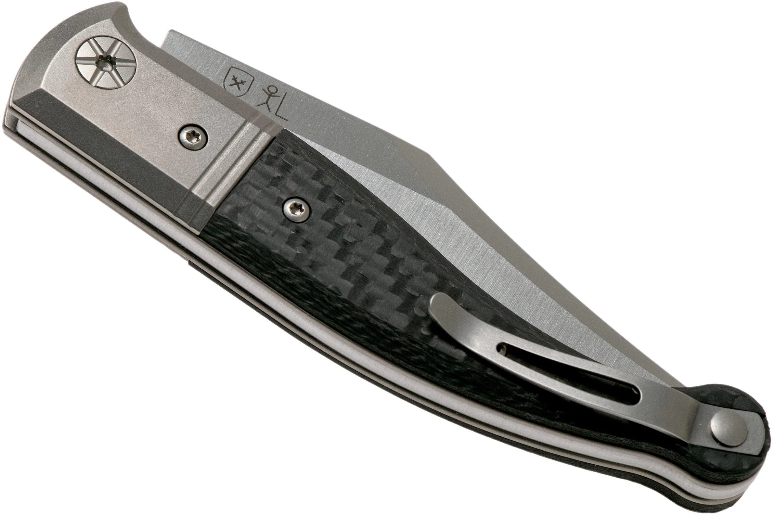 LionSteel Gitano Carbonfiber GT01 CF Navaja, Gudy De Poppel Design - Imagen 4