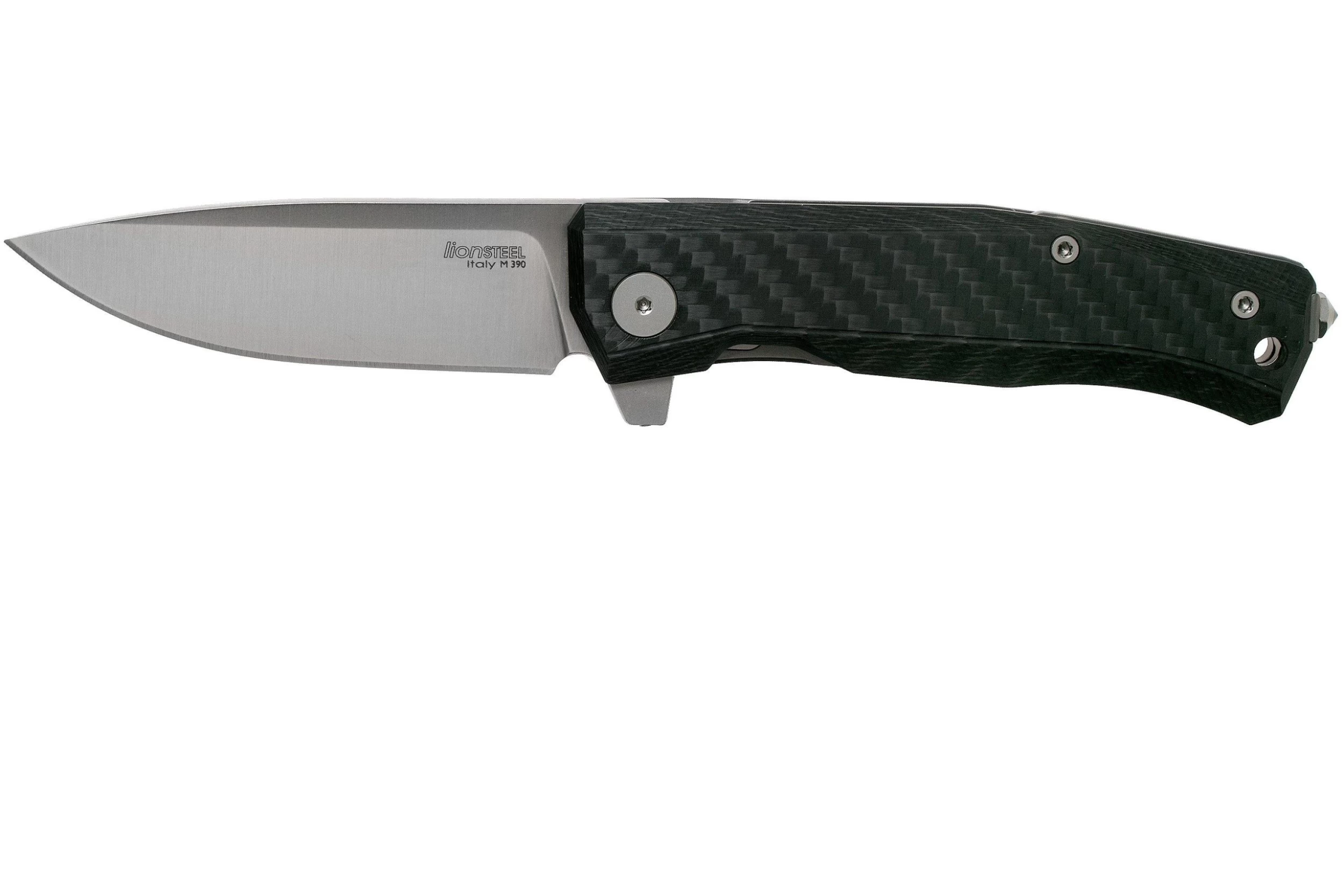 LionSteel Myto MT01-CF Carbon Fibre Navaja, Molletta Design