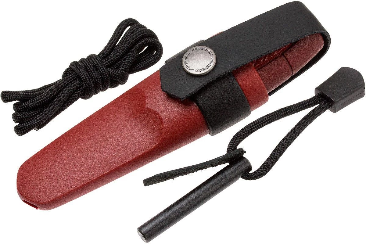 Morakniv Mora Eldris Red 12630 Cuchillo De Cuello Con Funda De Lujo Y Yesquero - Imagen 7