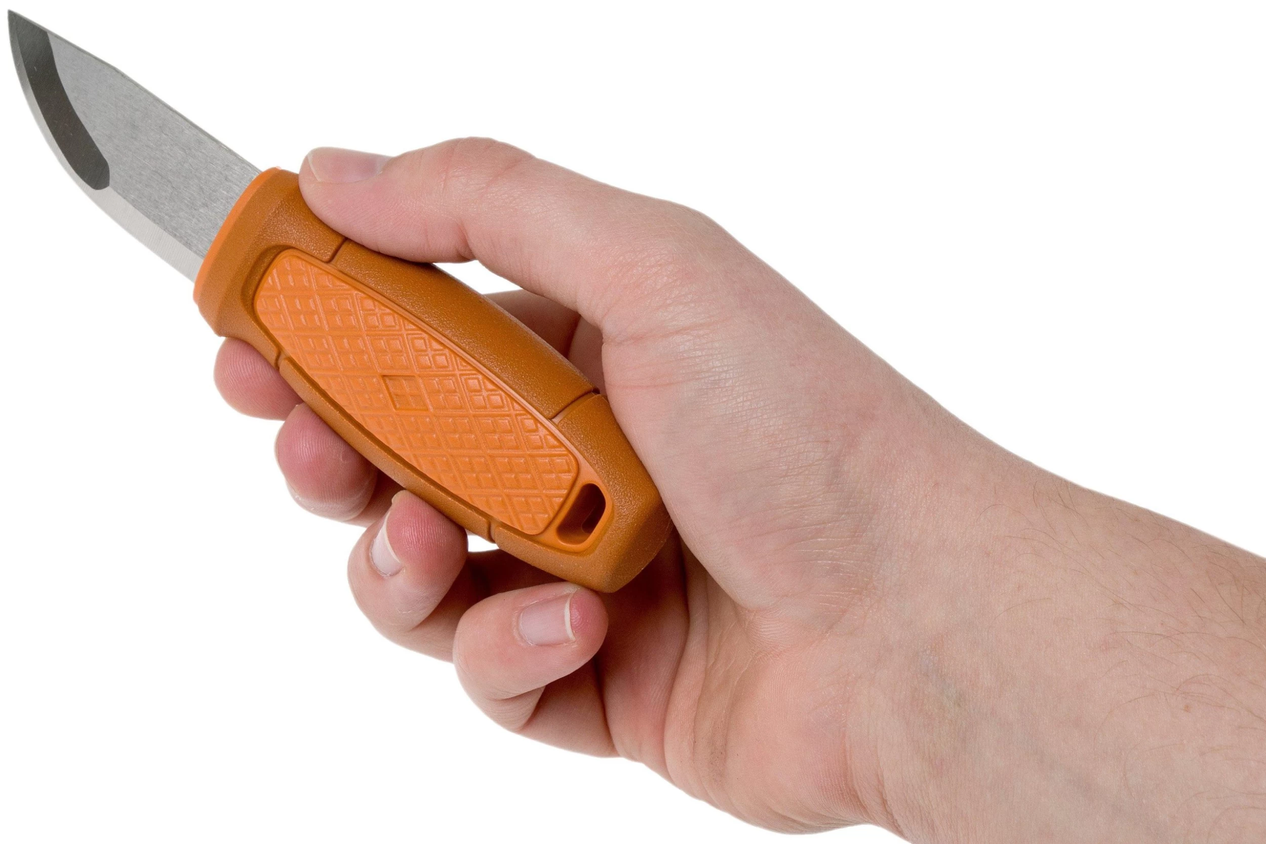 Morakniv Mora Eldris Burnt Orange 13502 Cuchillo De Cuello Con Funda De Lujo Y Acero - Imagen 6