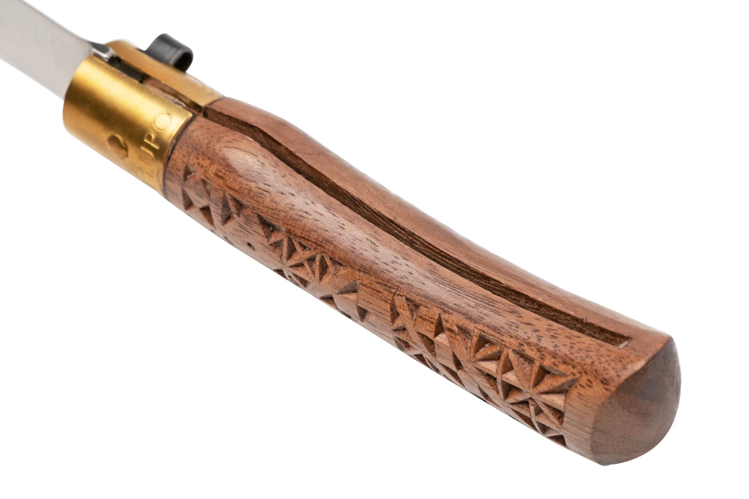 Old Bear Classical Carved Walnut S, 9307-17-LNI Navaja - Imagen 7