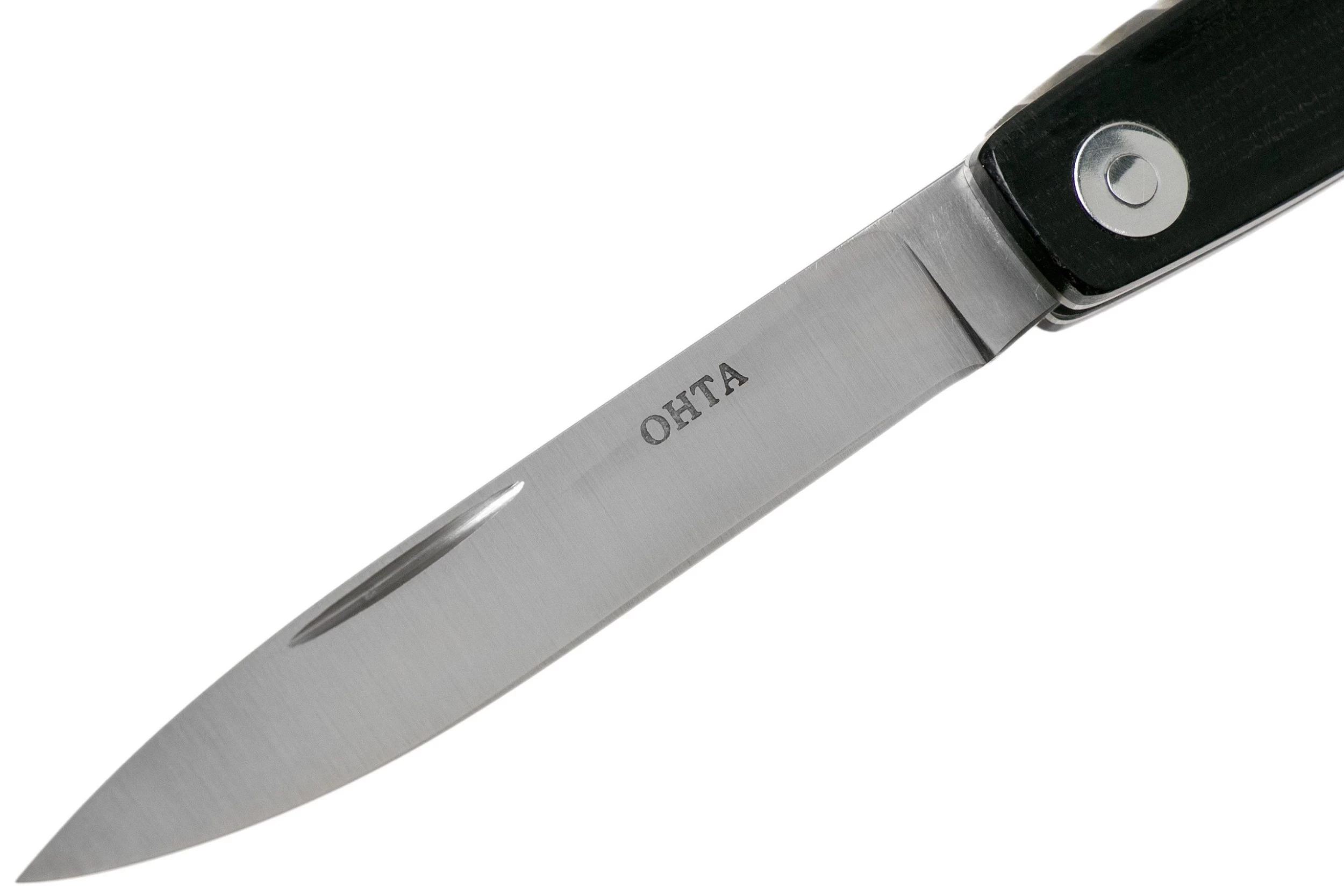 Ohta OLF SS FK Ohta Light Folder Navaja, Negro Canvas Micarta - Imagen 3
