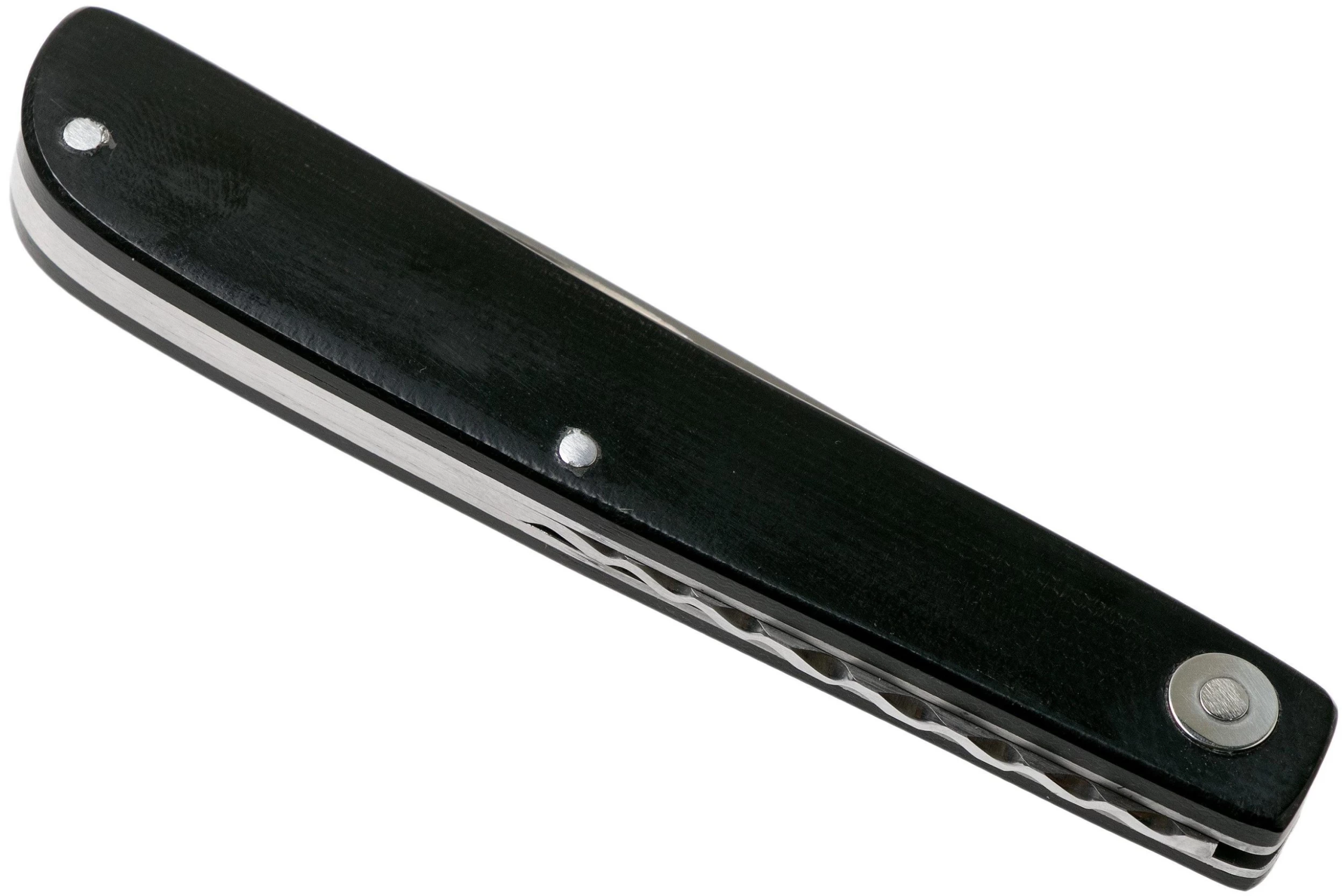 Ohta OLF SS FK Ohta Light Folder Navaja, Negro Canvas Micarta - Imagen 4