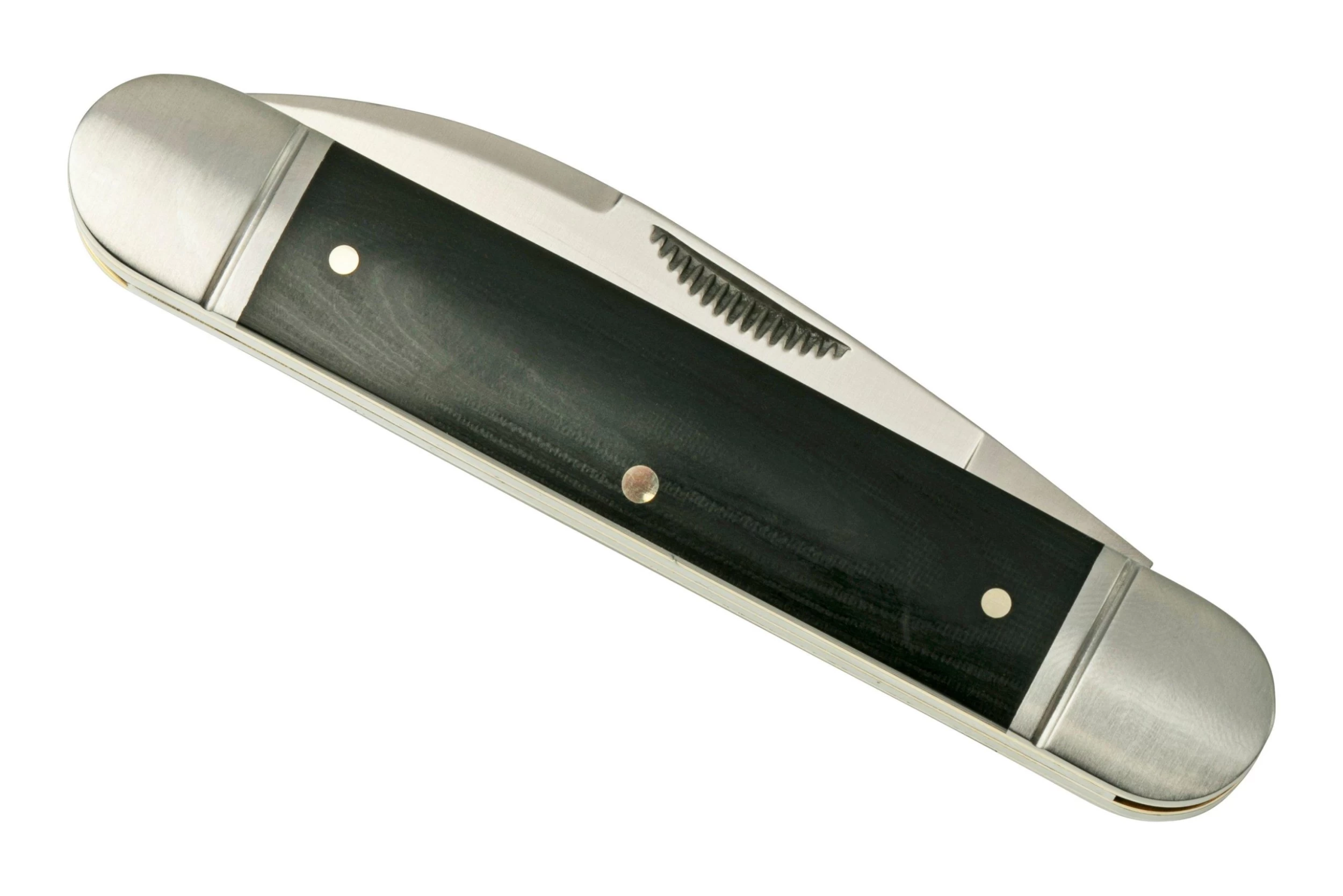 Rough Ryder Reserve Hedgehog D2 Black Micarta, RRR005 Navaja Slipjoint - Imagen 6