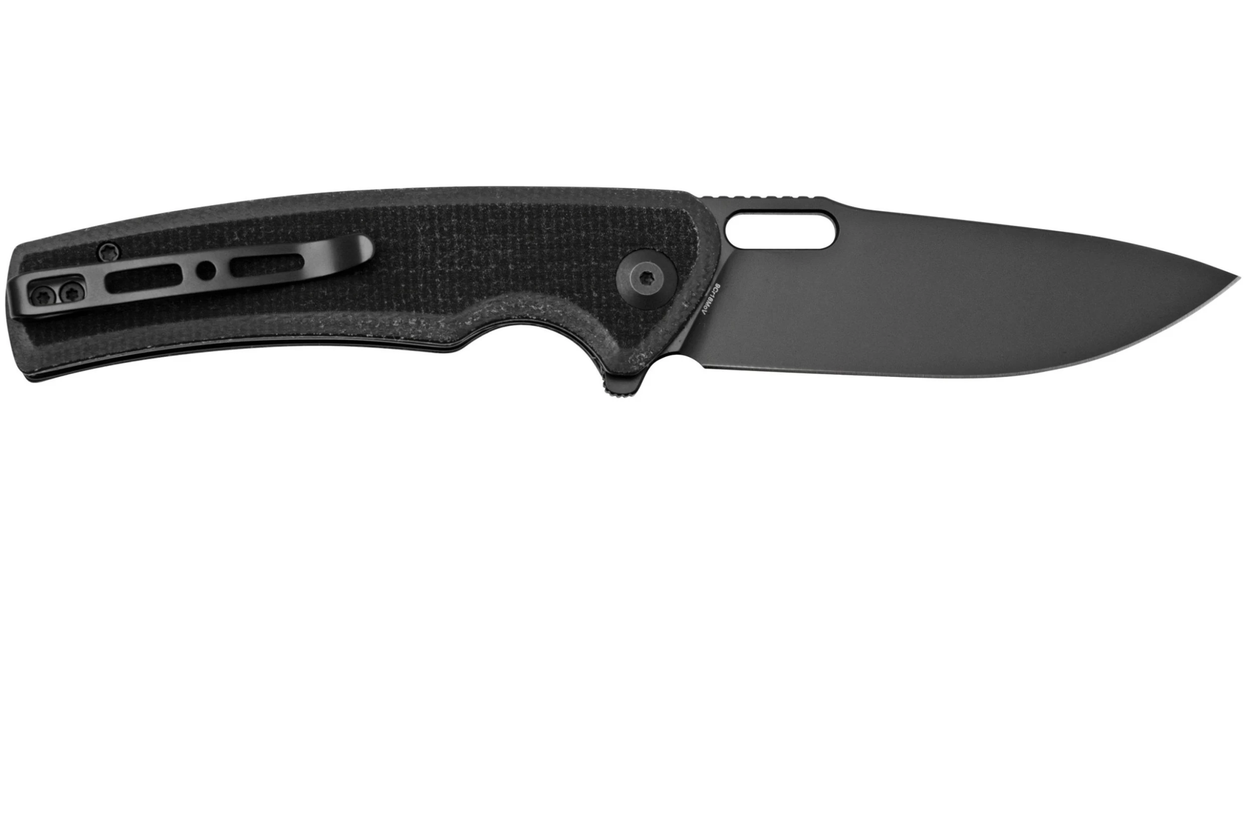 SENCUT Vesperon S20065-3 Black Canvas Micarta, Navaja - Imagen 2