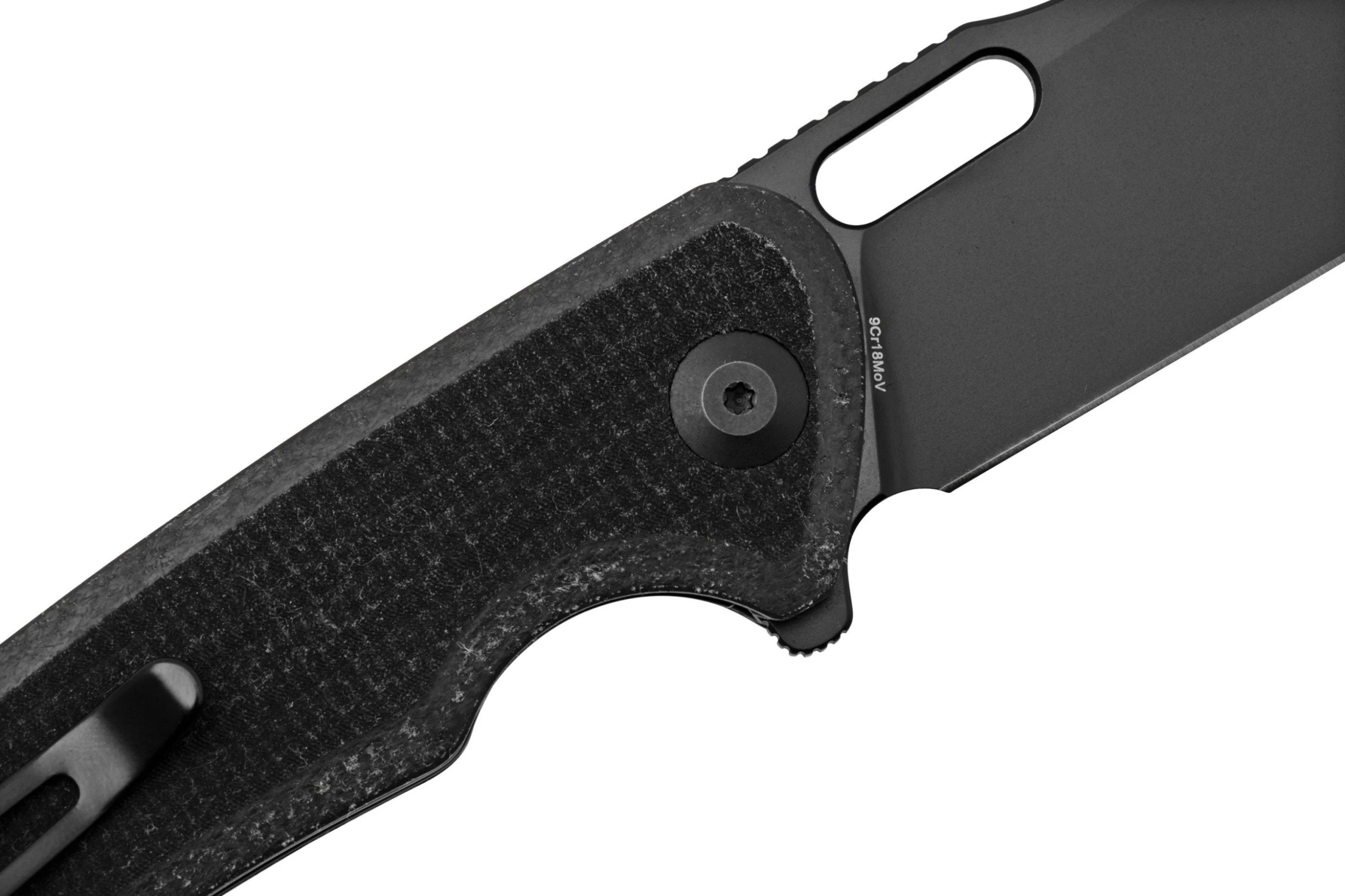 SENCUT Vesperon S20065-3 Black Canvas Micarta, Navaja - Imagen 5