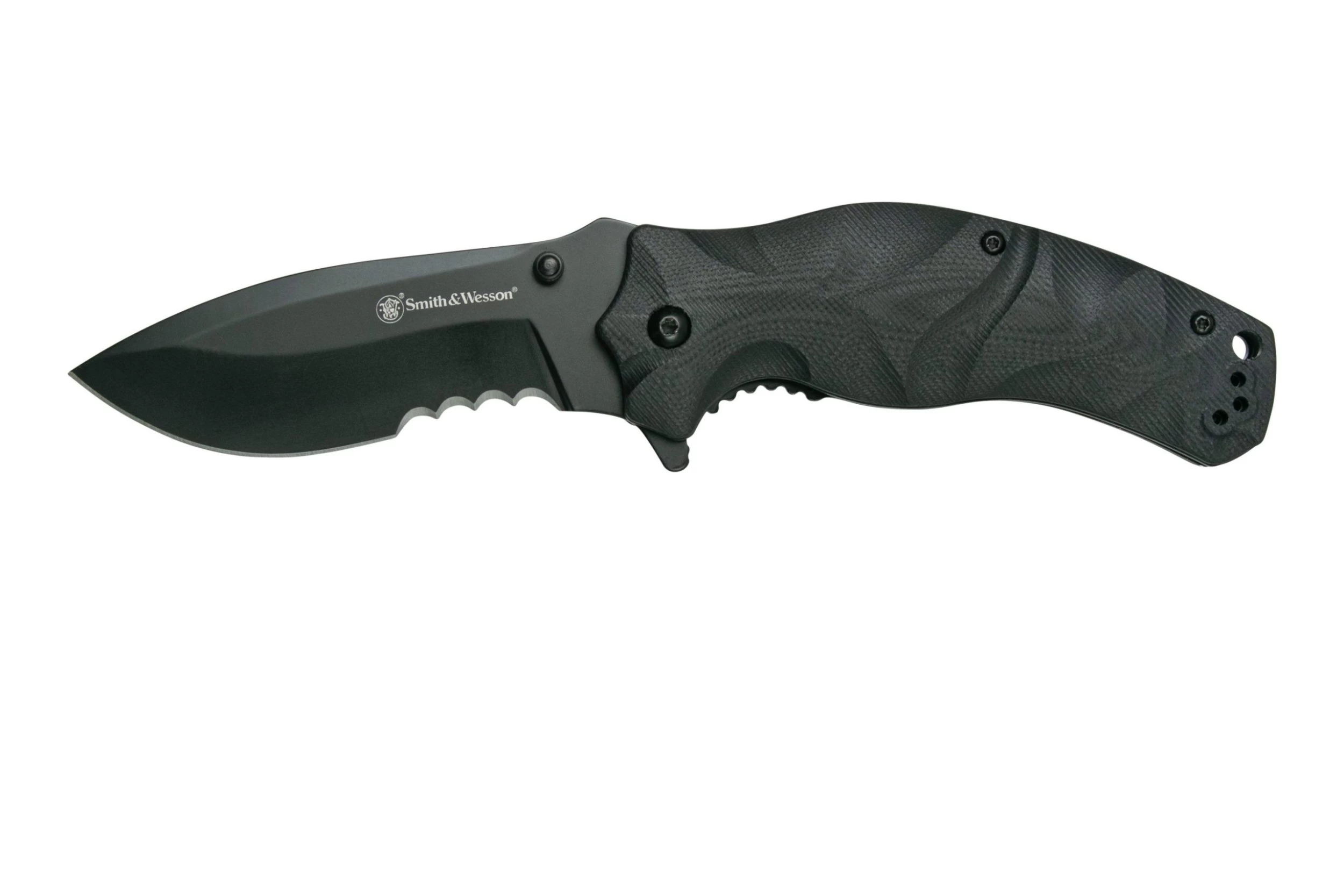 Smith & Wesson Black Ops Recurve Assisted 1147098, Navaja