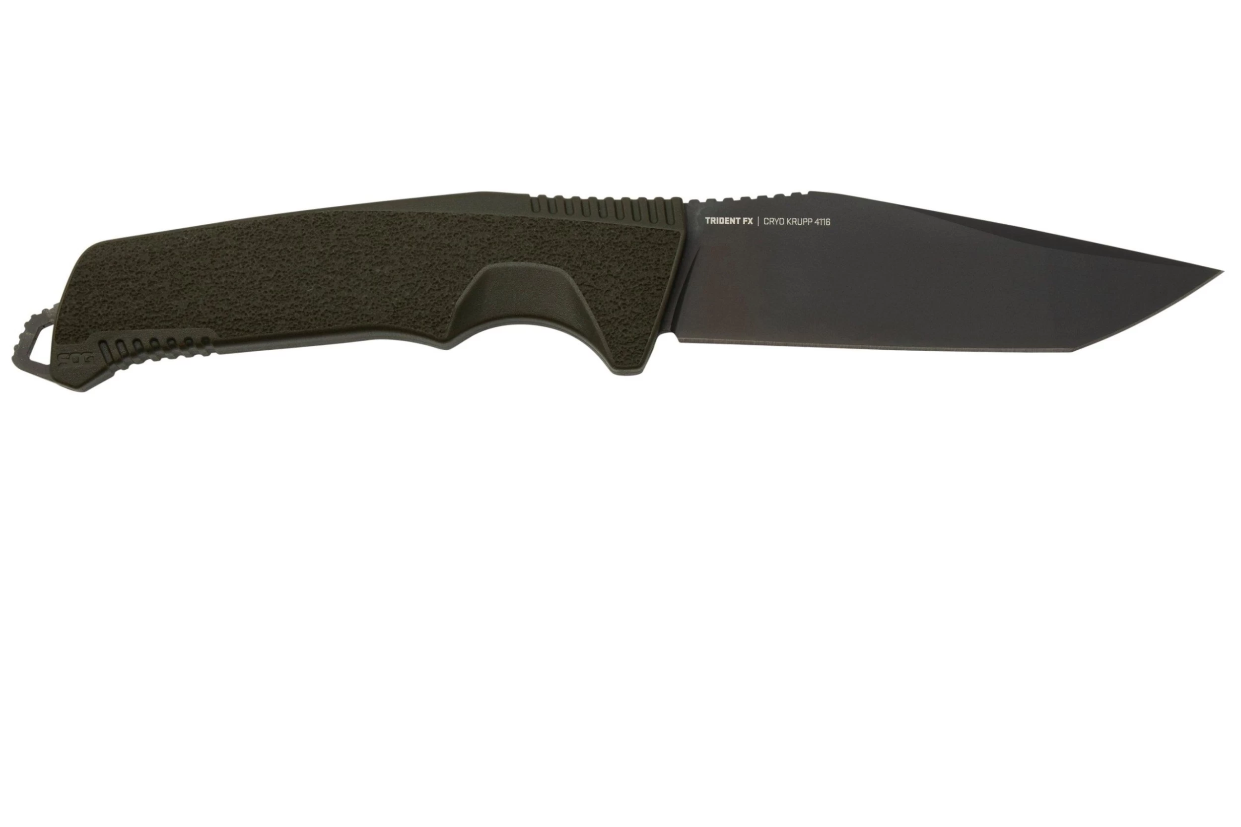 SOG Trident FX 17-12-03-57, OD Green, Straight Edge, Cuchillo Fijo - Imagen 2