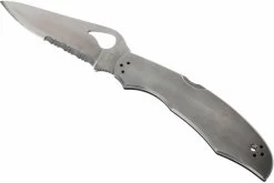 Spyderco Byrd Cara Cara SS, 2a Generación, Parcialmente Dentado