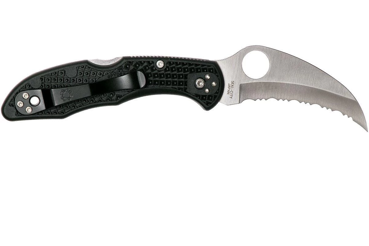 Spyderco Tasman Salt 2 C106SBK2 Navaja, Negro - Imagen 2