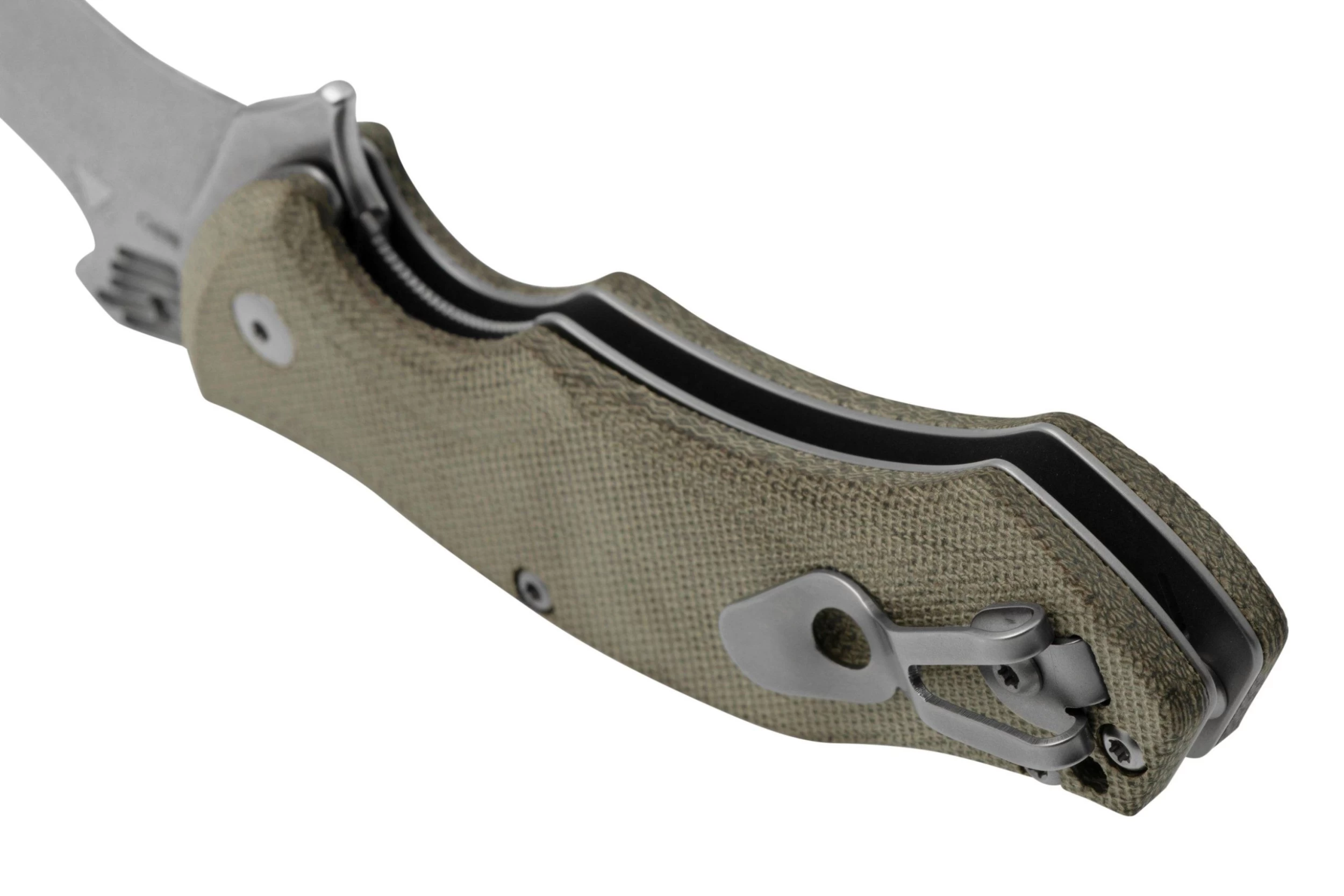 Viper Magà V5912CG N690 Böhler Stone Washed, Green Canvas Micarta, Navaja - Imagen 4