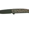 WE Knife Smooth Sentinel WE20043-6 Titanium Copper Foil Fibra De Carbono, Navaja